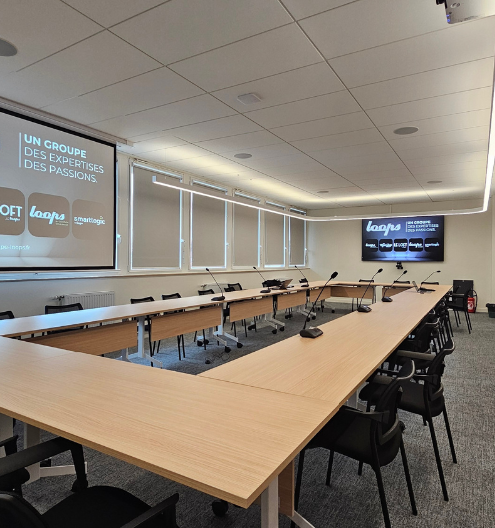 salle de réunion audiovisuel bretagne france ecran saint brieuc loops